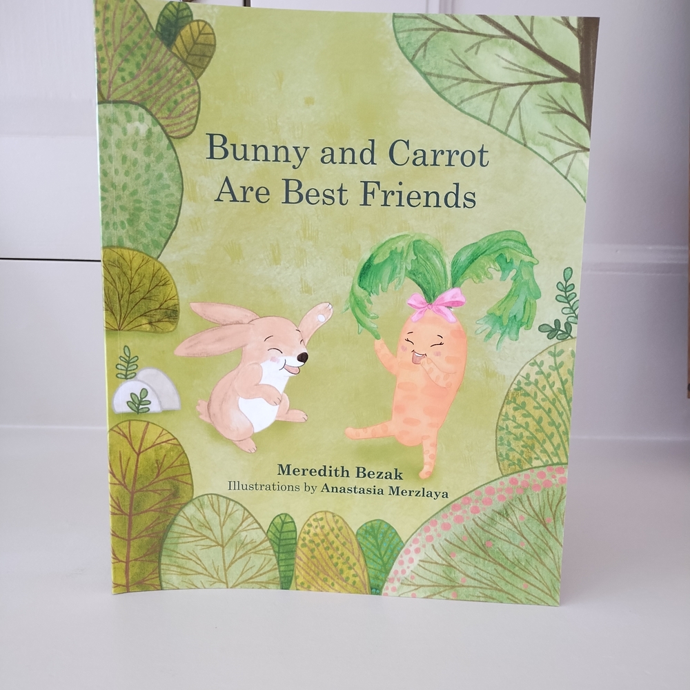 Bunny and Carrot Are Best Friends Children's Book, Signed By Author, Ages 4-10